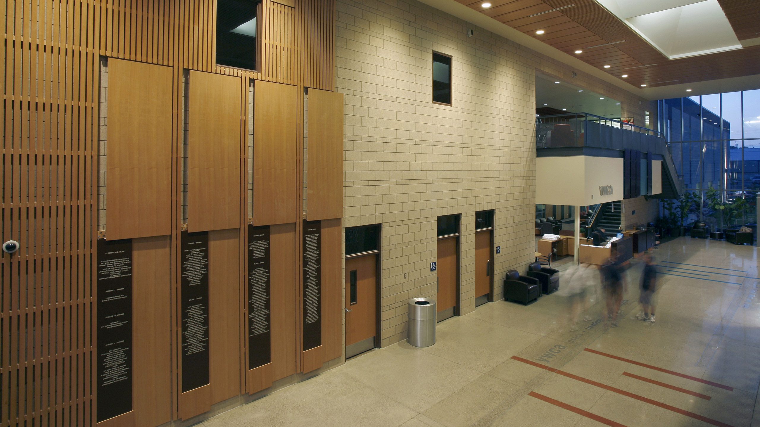 ALSC Architects YMCACentral Lobby