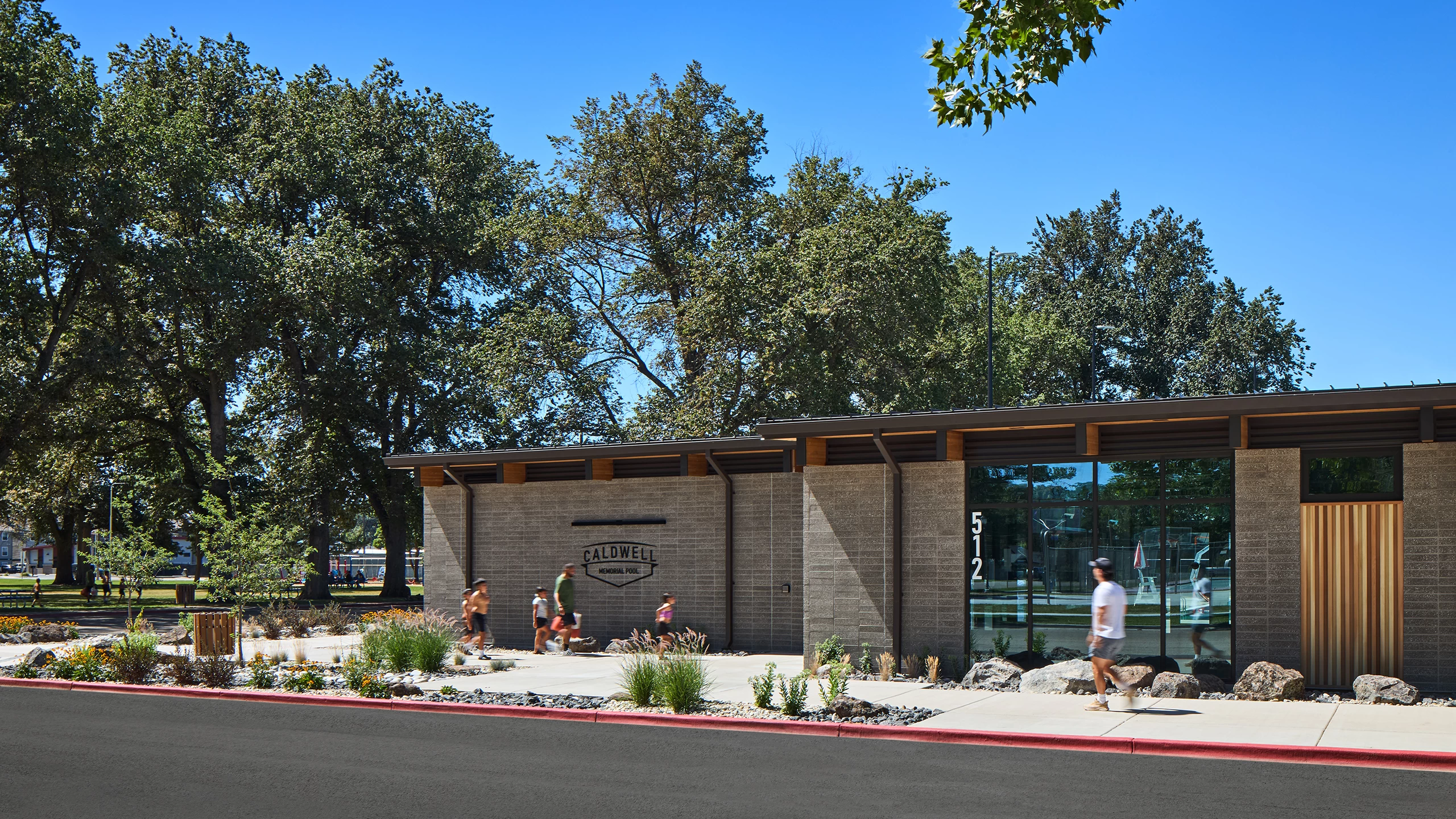 7.13.2025 ALSC Caldwell Pool Front Facade Perspective Large