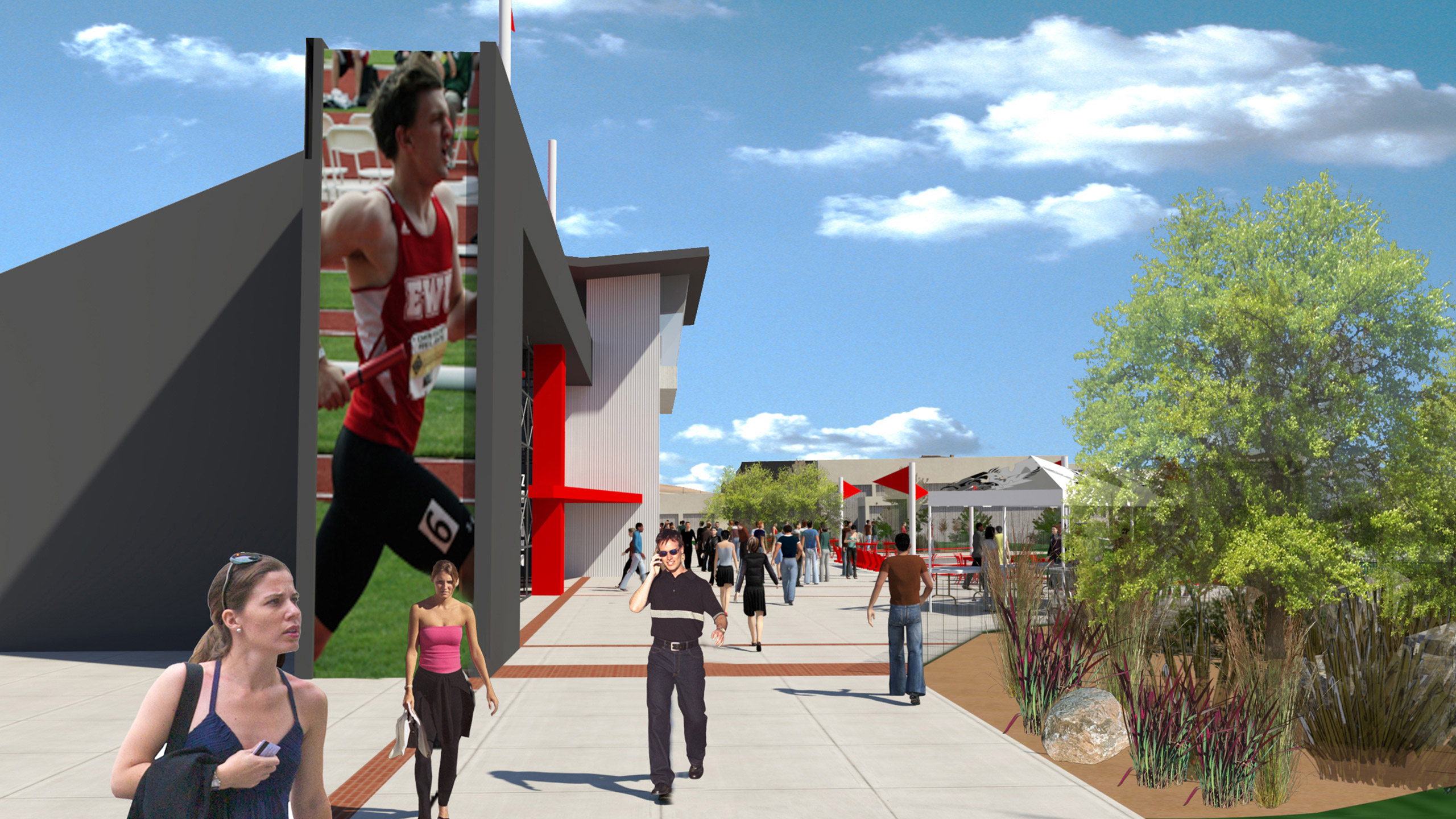 ALSC Architects EWUAthletics Plaza
