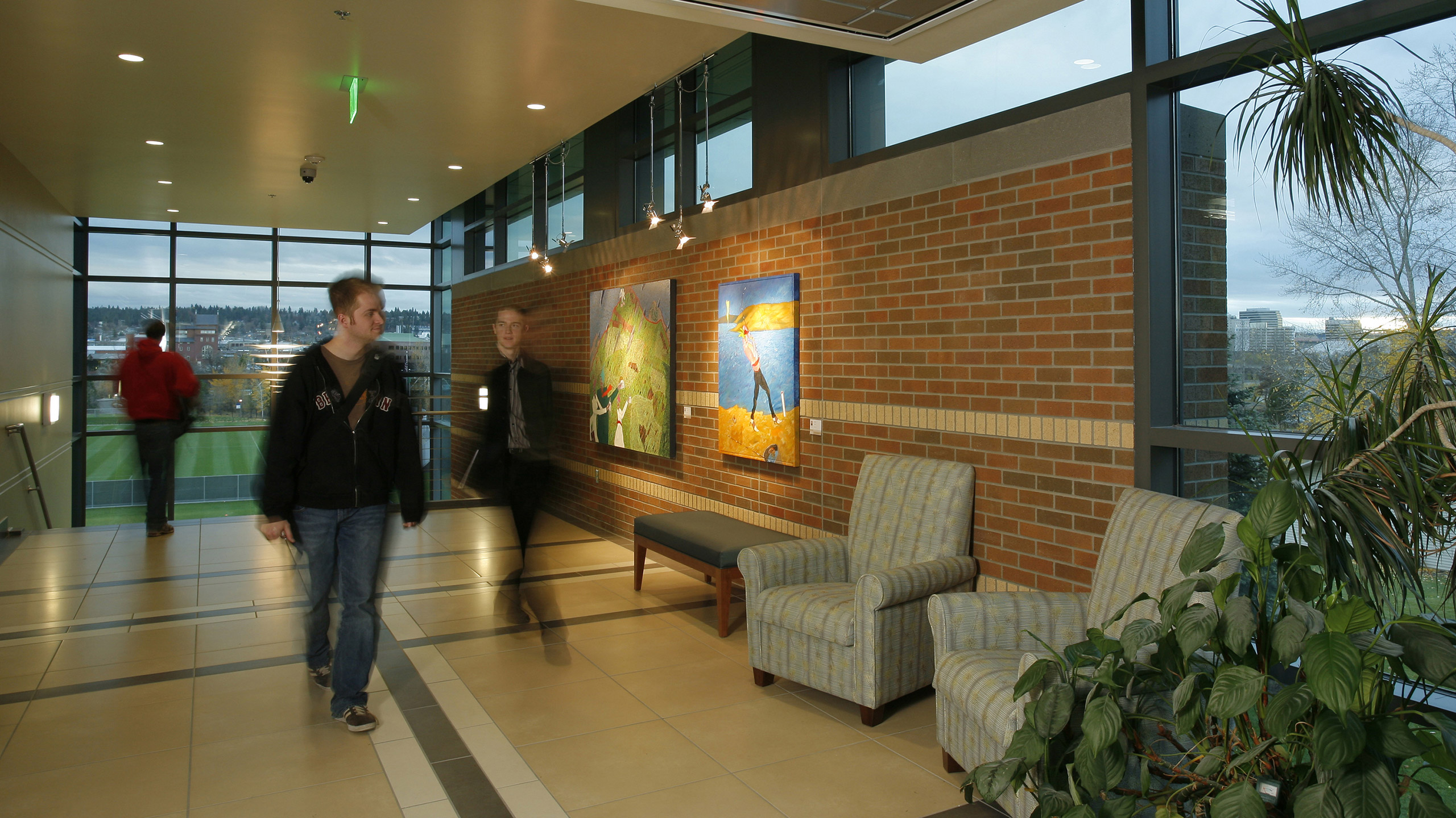 ALSC Architects GUPaccar hallway