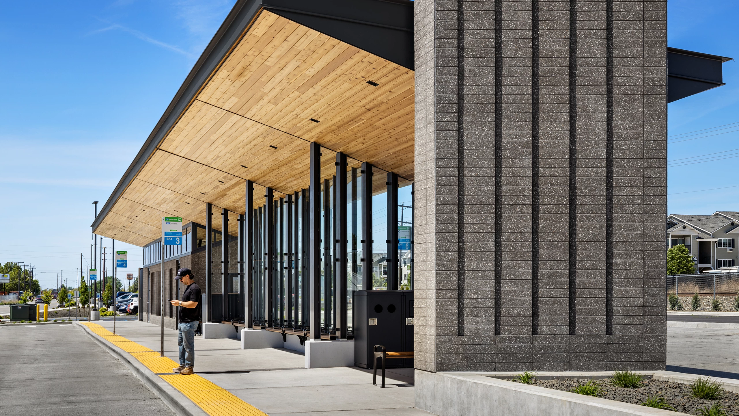 5.8.2025 ALSC Spokane Valley Transit Center Closer Perspective South East Large
