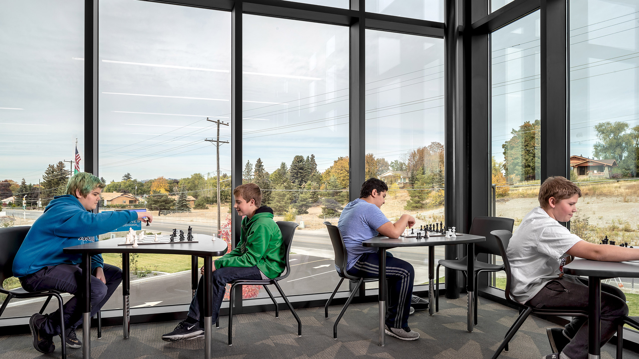 ALSC Architects NorthPines LibrarySeating