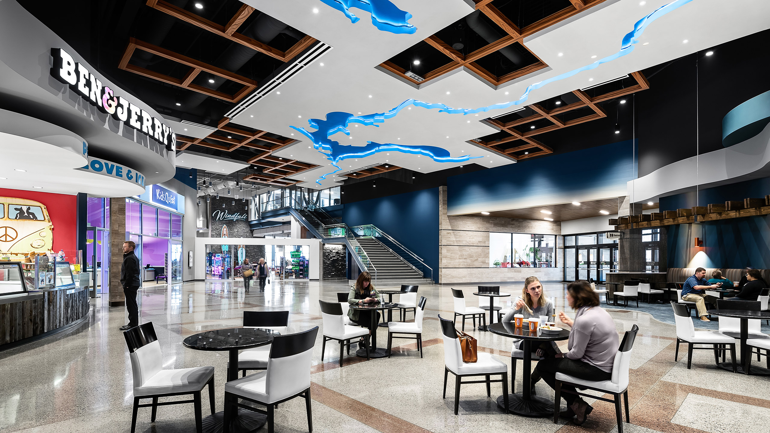 ALSC Architects NorthernQuest FoodCourtSeating