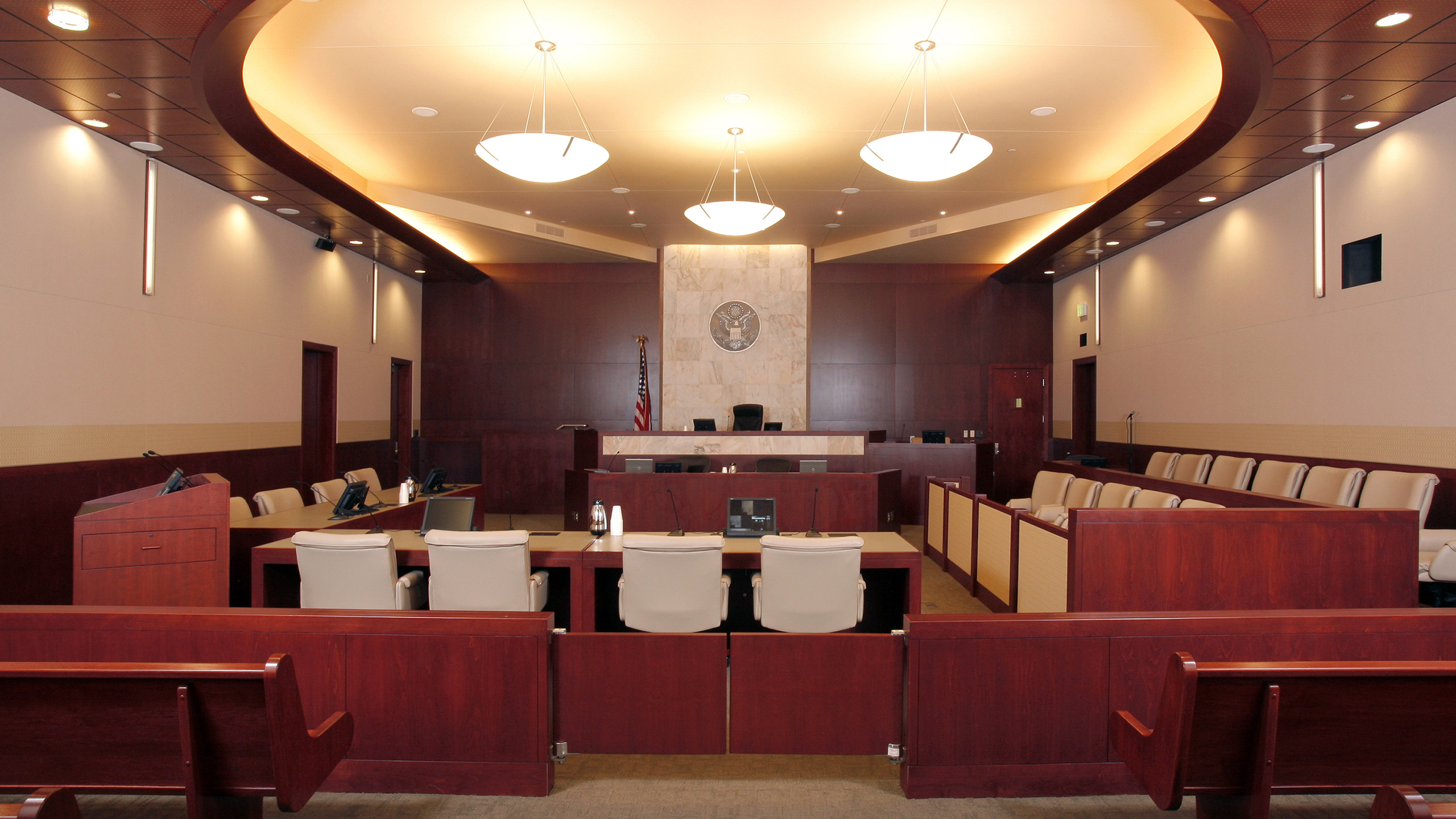 ALSC Architects CdACourthouse Courtroom