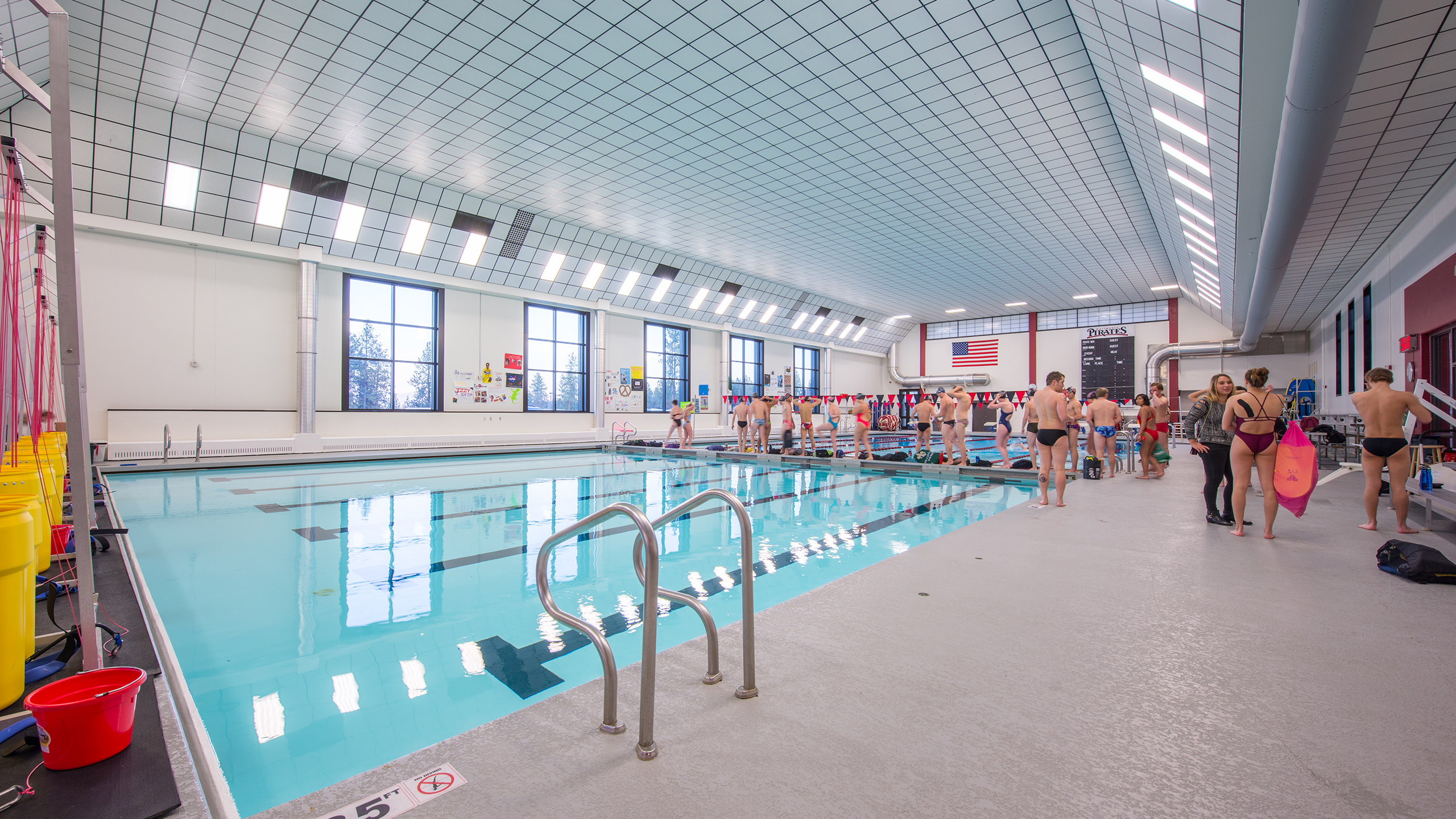 Swimming pool at Whitworth University, Spokane, Wash.—ALSC Architects