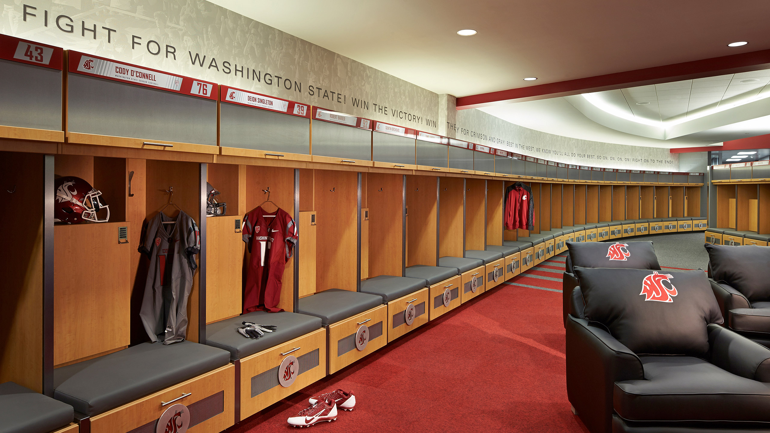 ALSC Architects WSUFootball Lockers2