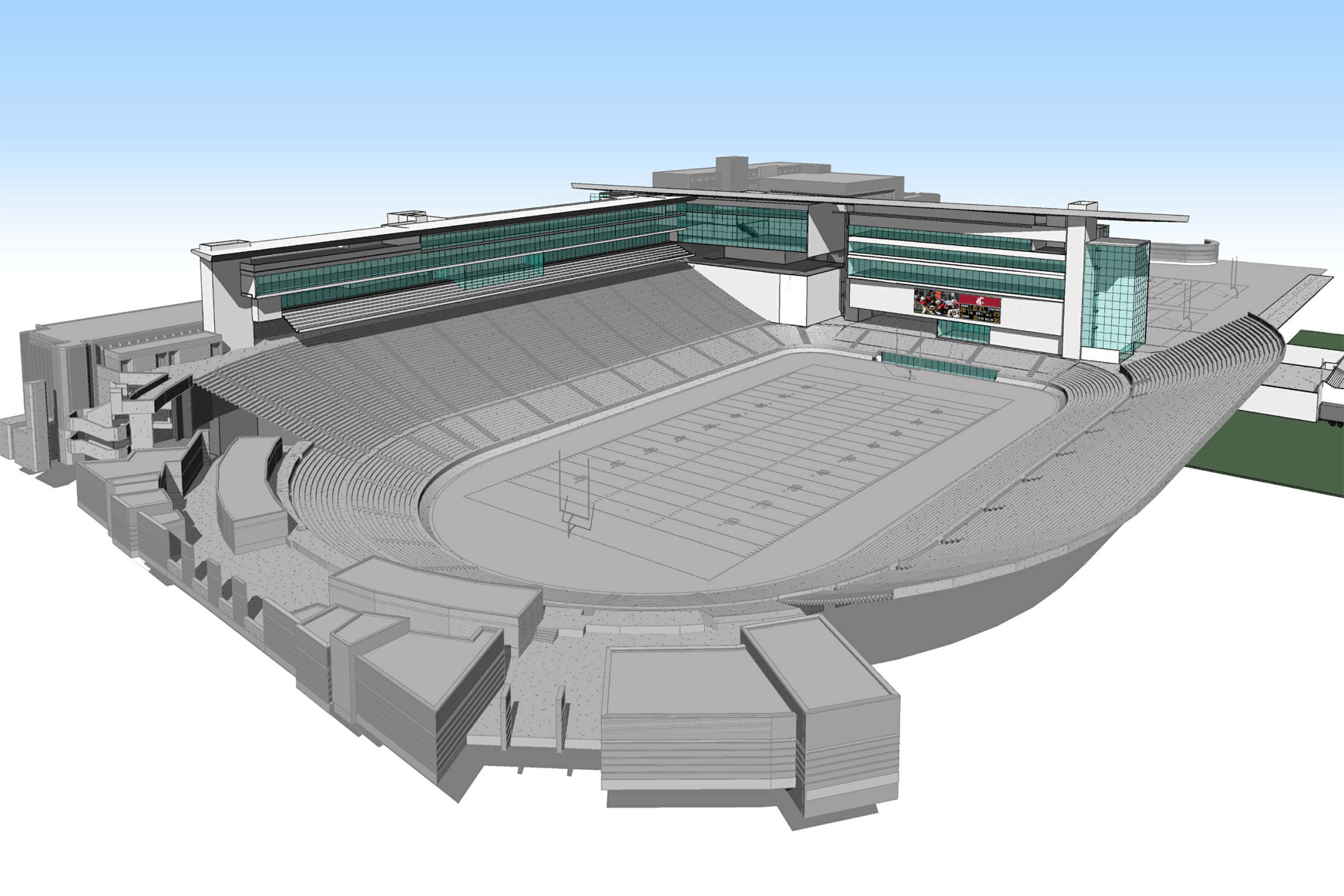 ALSC Architects WSUStadium Diagram3