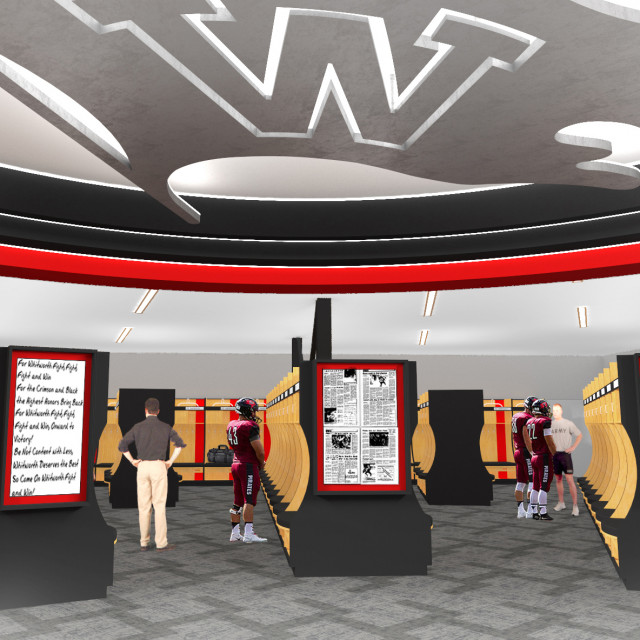 Collegiate Locker Room Design With Recruiting in Mind